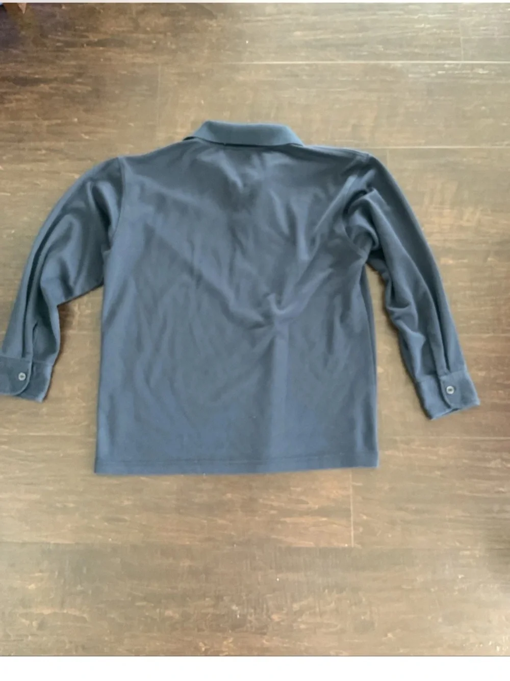 Polo by Ralph Lauren Navy Long-Sleeve Polo with Red Pony Embroidery